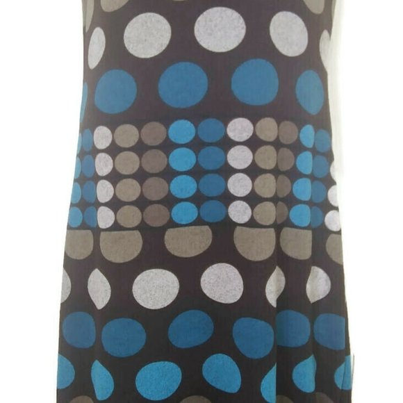 Vintage 90's Y2K Kay Oss Original Polka Dot Midi Sweater Dress - Picture 3 of 4